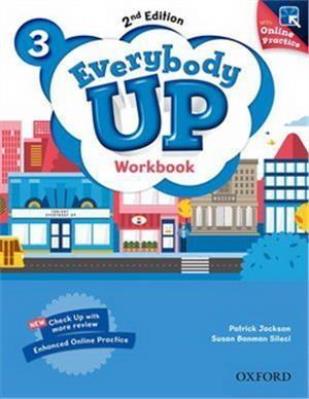 Everybody Up 2E 3 WB OXFORD. Autor: Patrick Jackson, Susan Banman Sileci. SmakLiter.pl Okładka książki Everybody Up 2E 3 WB OXFORD