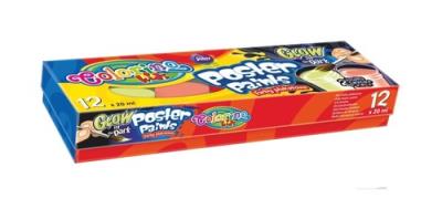 Opakowanie Farby plakatowe Colorino Kids Glow 12 kolorów