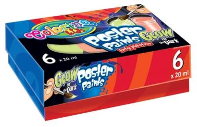 Opakowanie Farby plakatowe Patio colorino glow