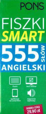 Okładka książki Fiszki Smart 555 słów. Angielski