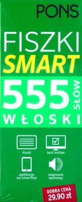 Okładka książki Fiszki Smart 555 słów. Włoski