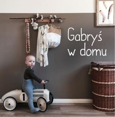Gabryś w domu. Autor: Agnieszka Starok. SmakLiter.pl Okładka książki Gabryś w domu