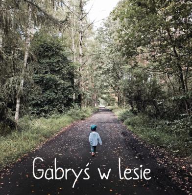 Gabryś w lesie. Autor: Agnieszka Starok. SmakLiter.pl Okładka książki Gabryś w lesie