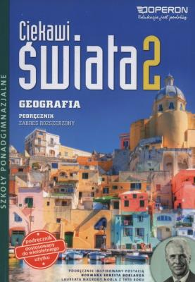 Okładka książki Geografia LO 2 Ciekawi świata podr ZRw.2017 OPERON