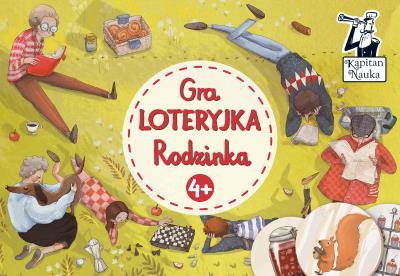 Gra - Loteryjka Rodzinka 4+. Autor: Opracowanie zbiorowe. SmakLiter.pl Okładka książki Gra - Loteryjka Rodzinka 4+