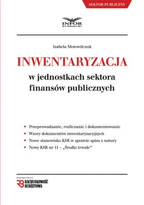 Okładka książki Inwentaryzacja w jednostkach sektora finansów publicznych