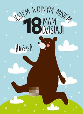 Opakowanie Karnet B6 18-nastka Misiek