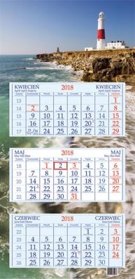 Opakowanie Klaendarz trójdzielny 2018 Latarnia Morska