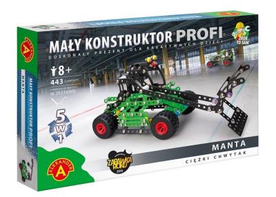 Mały konstruktor Manta. Wydawca: Alexander. SmakLiter.pl Opakowanie Mały konstruktor Manta