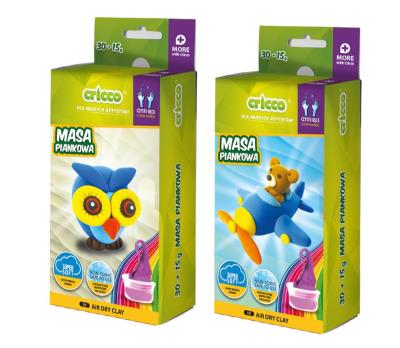 Opakowanie Masa piankowa Cricco zestaw medium 30+15g.mix wzorów CR112 LU