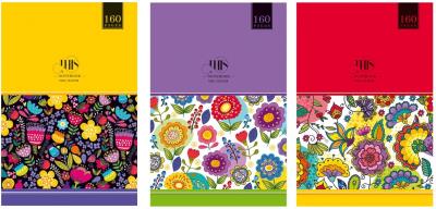 Opakowanie Notatnik ozdobny A4 80 stron linia wytłaczany mix wzorów