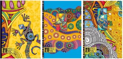 Opakowanie Notatnik ozdobny B5 80 stron linia wytłaczany mix wzorów