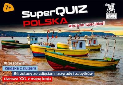 Pakiet SuperQuiz Polska. Autor: Marta Wrzodak, Jackowska Magdalena. SmakLiter.pl Okładka książki Pakiet SuperQuiz Polska