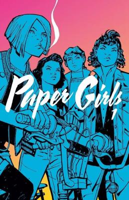 Paper Girls 1. Autor: Vaughan Brian K., Cliff Chiang. SmakLiter.pl Okładka książki Paper Girls 1