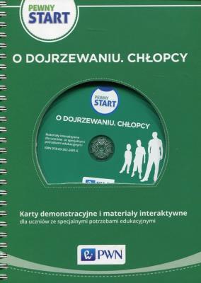 Pewny start O dojrzewaniu Chłopcy Karty demonstracyjne i materiały interaktywne + CD. Autor: Izabela Fornalik. SmakLiter.pl Okładka książki Pewny start O dojrzewaniu Chłopcy Karty demonstracyjne i materiały interaktywne + CD