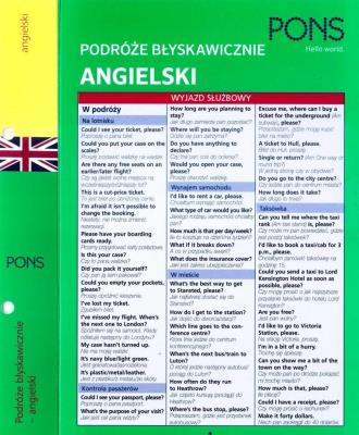 Podróże błyskawicznie. Angielski. Autor: Opracowanie zbiorowe. SmakLiter.pl Okładka książki Podróże błyskawicznie. Angielski