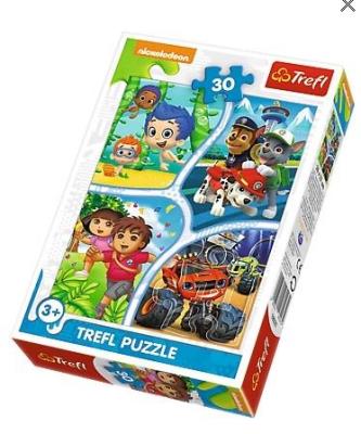 Puzzle 30 Zabawa i przygoda. Wydawca: Trefl. SmakLiter.pl Opakowanie Puzzle 30 Zabawa i przygoda