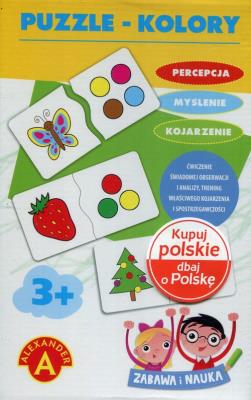 Puzzle Kolory. Wydawca: Alexander. SmakLiter.pl Opakowanie Puzzle Kolory