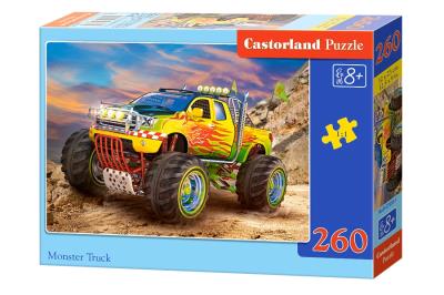 Puzzle Monster Truck 260. Wydawca: Castorland. SmakLiter.pl Opakowanie Puzzle Monster Truck 260