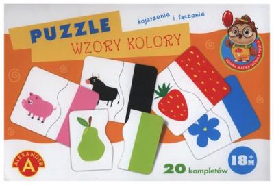Opakowanie Puzzle wzory kolory