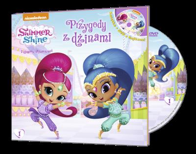 Okładka książki Shimmer & Shine.Przygoda z dzinami DVD