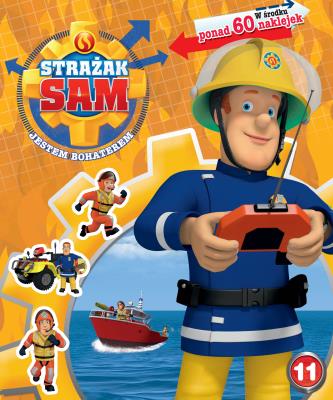 Okładka książki Strażak Sam.ACTIVITY z NAKLEJKAMI