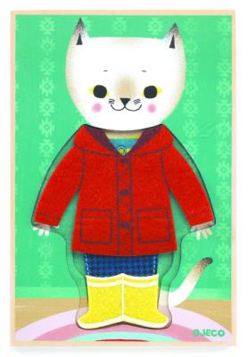 Układanka Jojo Tricot. Wydawca: Djeco. SmakLiter.pl Opakowanie Układanka Jojo Tricot