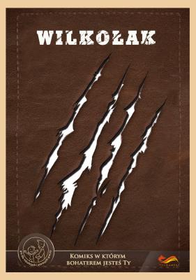 Okładka książki Wilkołak Komiks paragrafowy