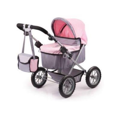 Wózek głęboki dla lalki różowy. Wydawca: Playme. SmakLiter.pl Opakowanie Wózek głęboki dla lalki różowy