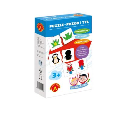 Opakowanie Zabawa i Nauka - Puzzle Przód i Tył