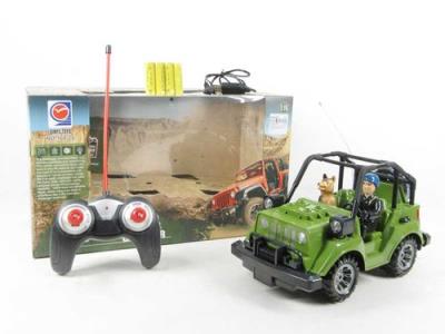 Opakowanie Auto wojskowe na radio z ładowarką 25cm