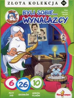 Byli sobie wynalazcy DVD Złota kolekcja. Autor: Barille Albert. SmakLiter.pl Okładka książki Byli sobie wynalazcy DVD Złota kolekcja