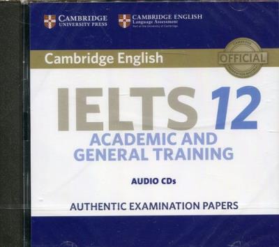 Opakowanie Cambridge IELTS 12 Academic and General Training Audio CDs