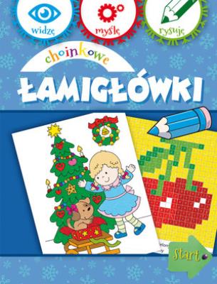 Okładka książki Choinkowe Łamigłówki