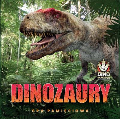 Dinozaury Gra pamięciowa. Autor: Jacobson Kasia. SmakLiter.pl Okładka książki Dinozaury Gra pamięciowa