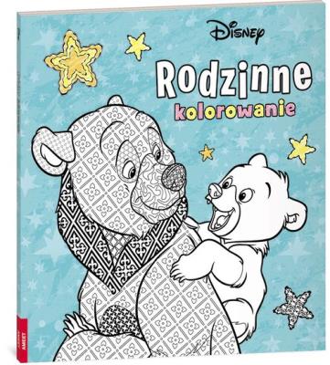 Disney Rodzinne kolorowanie. Autor:   Praca zbiorowa. SmakLiter.pl Okładka książki Disney Rodzinne kolorowanie