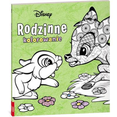 Okładka książki Disney Rodzinne kolorowanie