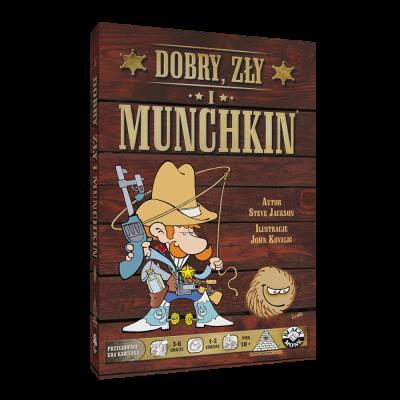 Dobry, Zły i Munchkin. Autor: Jackson Steve. SmakLiter.pl Okładka książki Dobry, Zły i Munchkin
