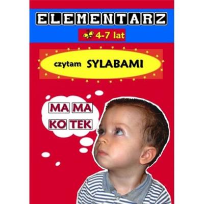 Okładka książki Elementarz 4-7 lat Czytam sylabami