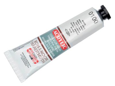 Farba akrylowa biała 40ML. Wydawca: Koh-I-Noor. SmakLiter.pl Opakowanie Farba akrylowa biała 40ML