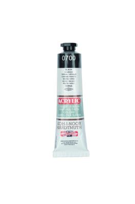Farba akrylowa czarna 40ML. Wydawca: Koh-I-Noor. SmakLiter.pl Opakowanie Farba akrylowa czarna 40ML