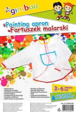 Opakowanie Fartuszek malarski Gimboo Wiek 3-6 lat