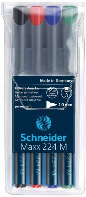 Foliopisy permanentne Schneider Maxx 224 M 4 sztuki. Wydawca: PBS Connect Polska. SmakLiter.pl Opakowanie Foliopisy permanentne Schneider Maxx 224 M 4 sztuki