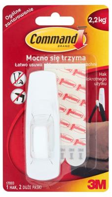 Opakowanie Hak Command duży biały