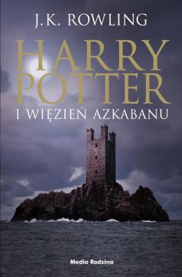 Harry Potter i więzień Azkabanu (czarna). Autor: J. K. Rowling. SmakLiter.pl Okładka książki Harry Potter i więzień Azkabanu (czarna)