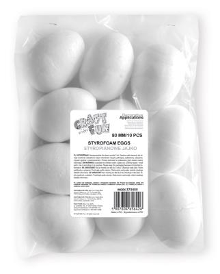 Opakowanie Jajko styropianowe 80mm 10el