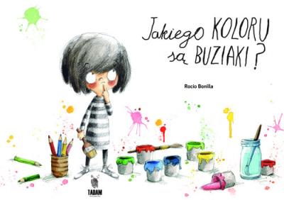 Jakiego koloru są buziaki ?. Autor: Rocio Bonilla. SmakLiter.pl Okładka książki Jakiego koloru są buziaki ?