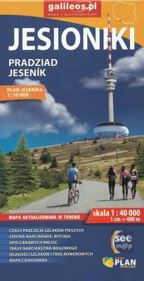 Okładka książki Jesioniki Pradziad Jesenik 1:40 000