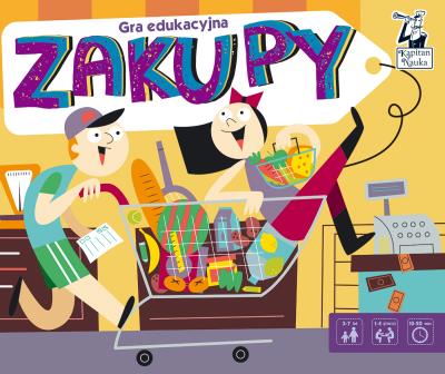 Okładka książki Kapitan Nauka Gra edukacyjna Zakupy