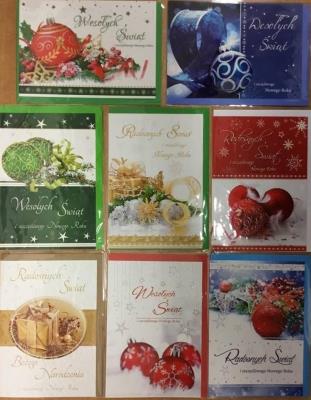 Opakowanie Karnet Boże Narodzenie B6 Premium + koperta mix